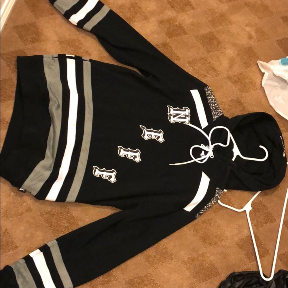 This is a Neff hockey jersey hoodie from pacsun
